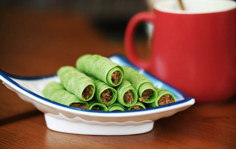 原汁原味的印尼斑蘭條。