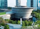 和美術館外型設計具線條感，藝術味濃。