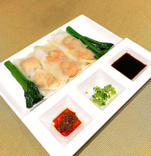 腸粉入口軟滑有米香味。