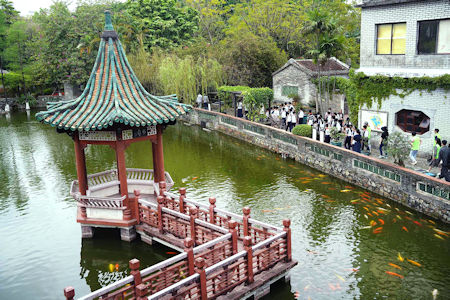 可園博物館佔地17900平方米，吸引不少遊人參觀。
