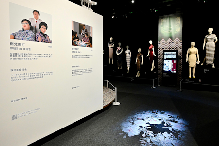 展覽展出一些電影劇照，讓參觀者對旗袍戲服有更深入的了解。