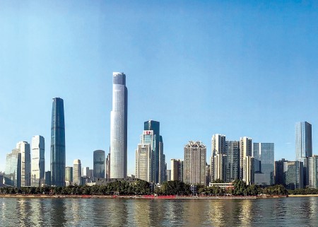 在疫情這兩年期間，廣州珠江新城樓價翻了一倍。