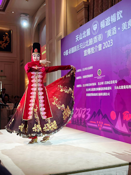 開場舞蹈《刀郎》，表演者米日班。